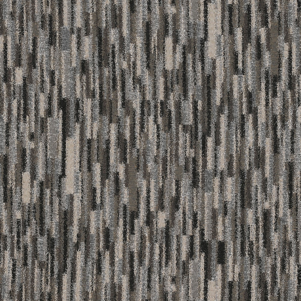 Rideau design aquarelle coton/polyester gris 140x240 cm — vue 4