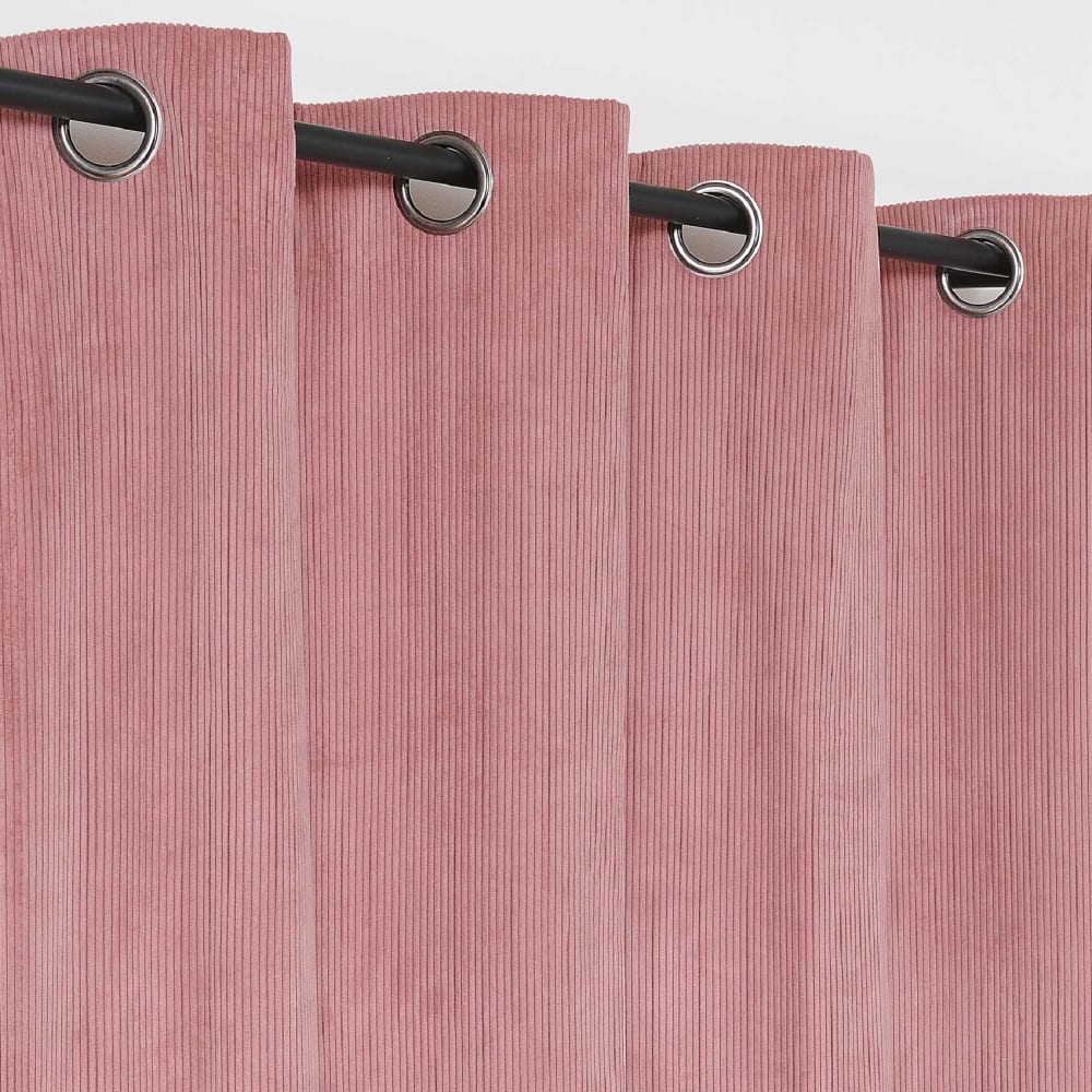 Rideau obscurcissant et isolant en velours côtelé polyester/velours — vue 3