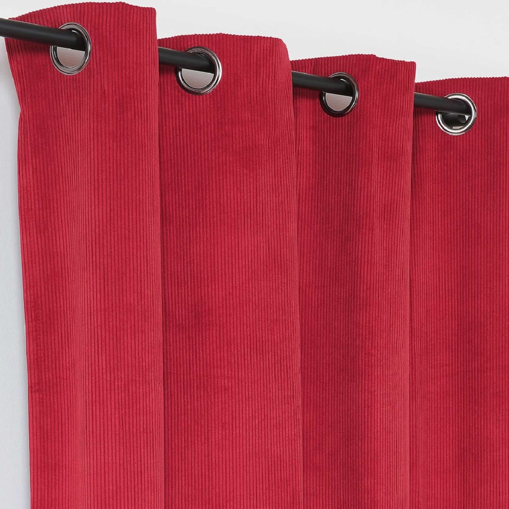 Rideau obscurcissant et isolant en velours côtelé polyester/velours — vue 3