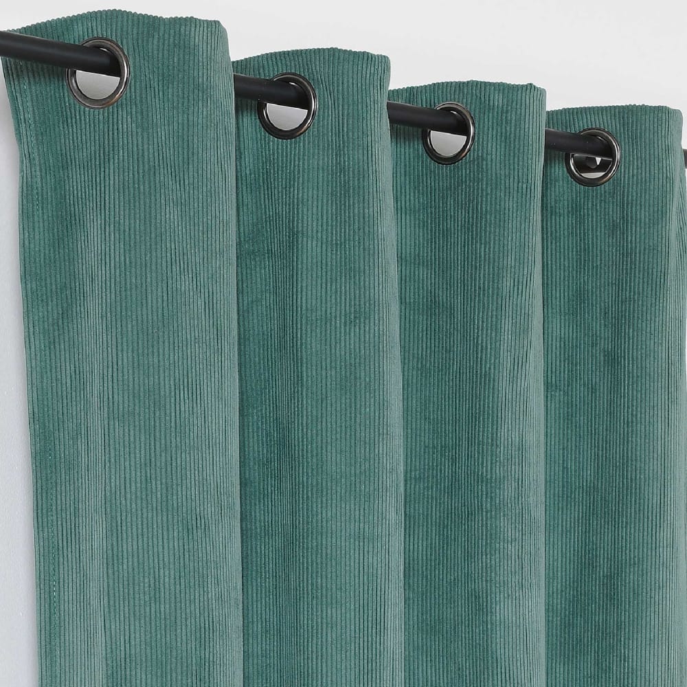 Rideau obscurcissant et isolant en velours côtelé polyester/velours — vue 3