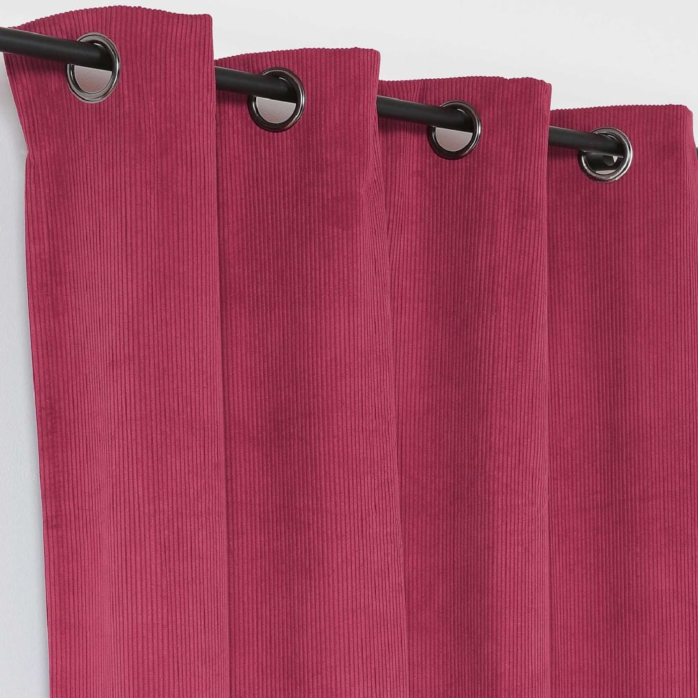 Rideau obscurcissant et isolant en velours côtelé polyester/velours — vue 3