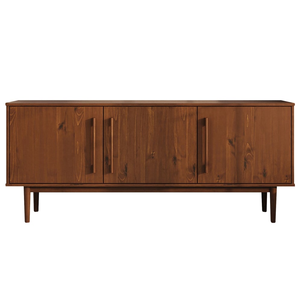 IDIMEX Sideboard mit 3 Türen aus Massivholz, Kastanie style modern Braun