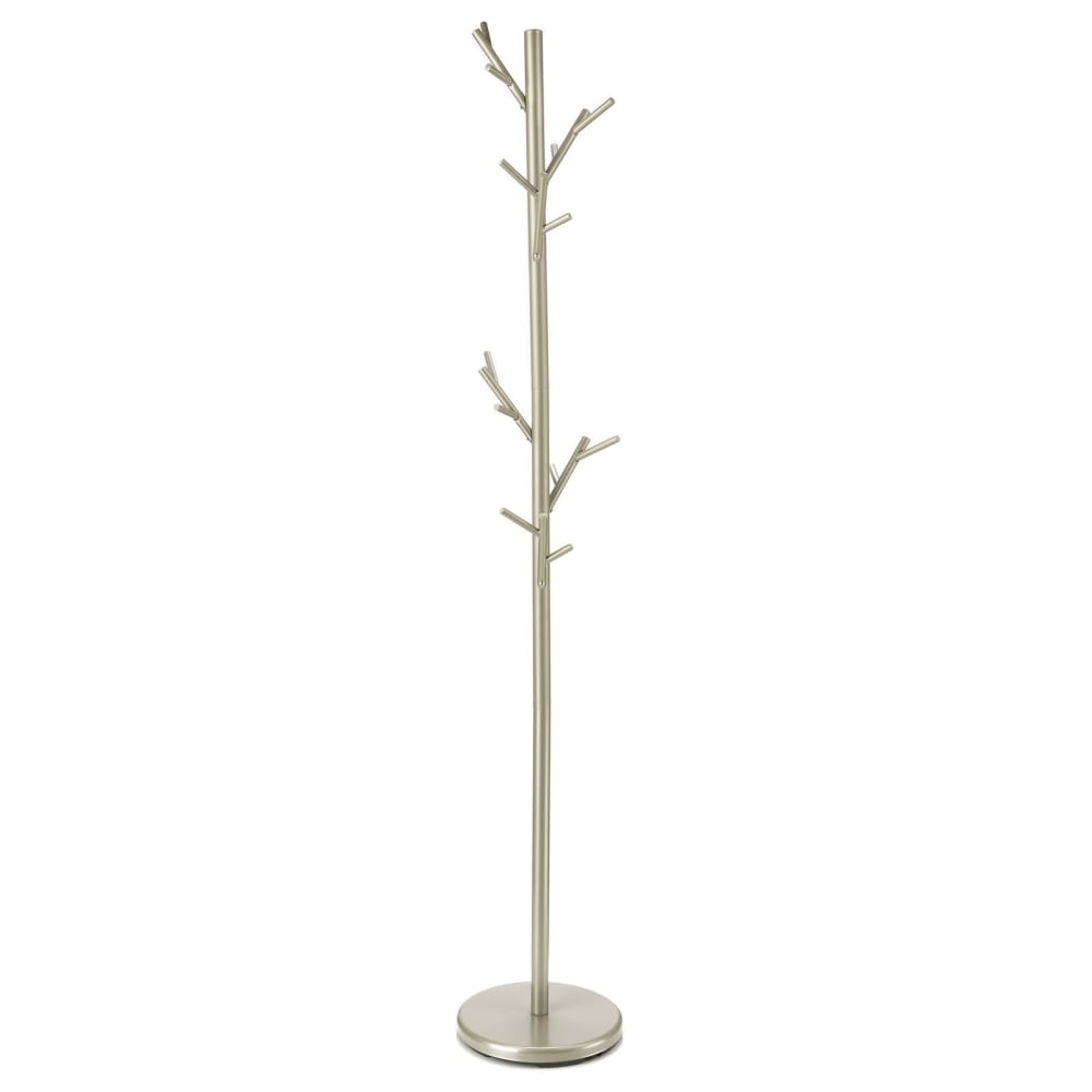 IDIMEX Kleiderständer mit 6 Haken aus Metall, champagne style modern Beige Metall