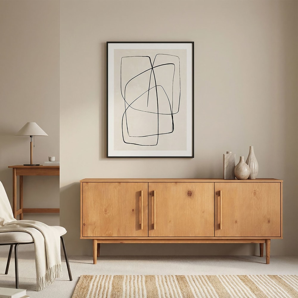 Sideboard mit 3 Türen, Eiche - Maisons Du Monde