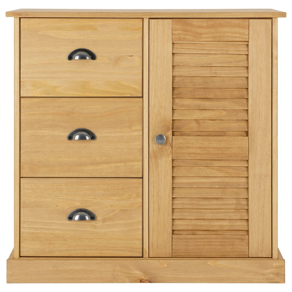 IDIMEX Kommode gebeizt & gewachst, gebeizt/gewachst style landhaus Braun Holz