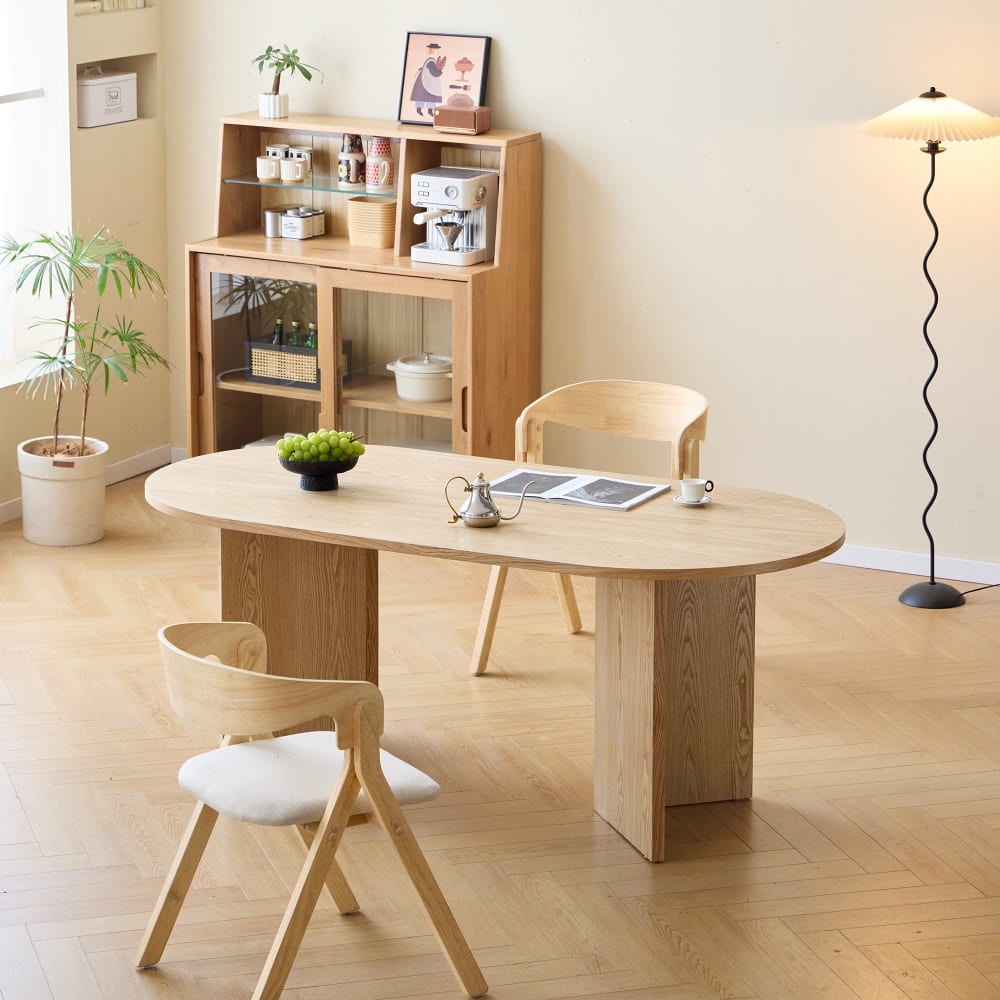 Nordlys Esstisch aus Holz (6 Personen) Braun Braun Holz