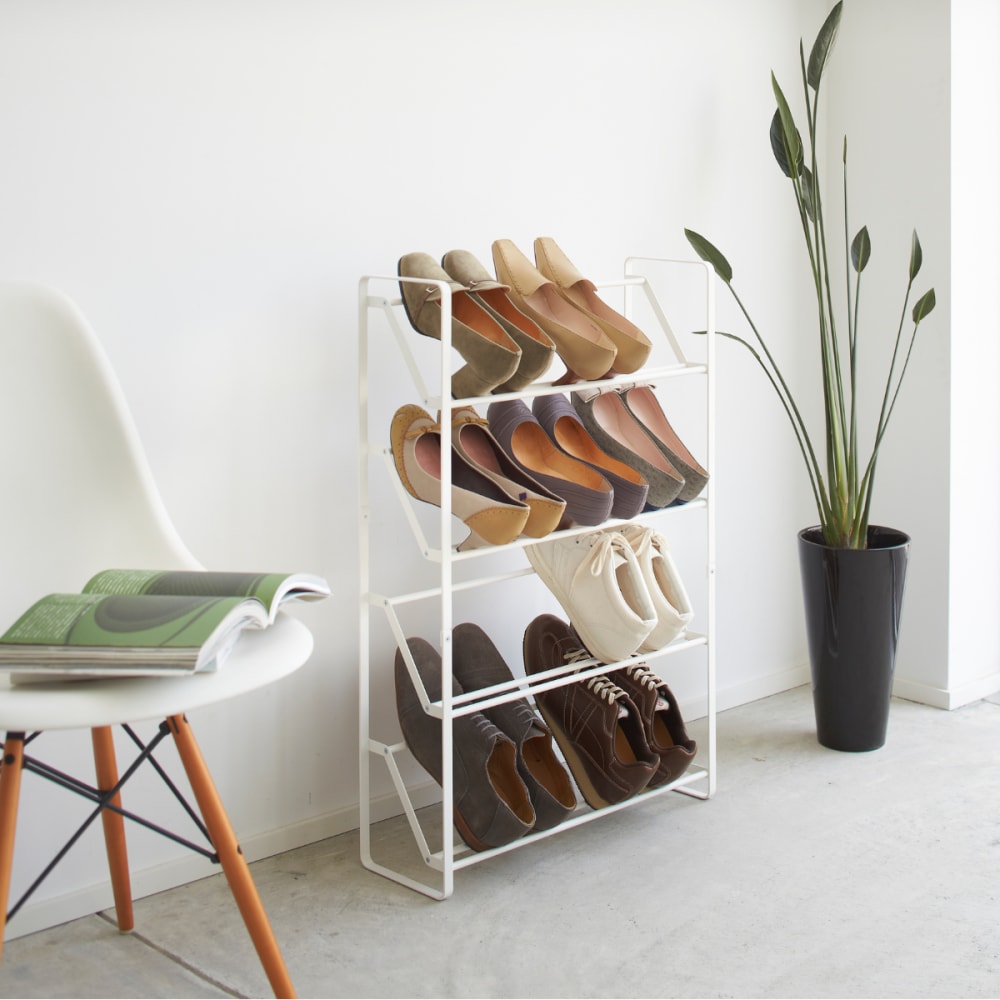 Schuhregal aus Metall L53 cm - Weiß - Maisons Du Monde