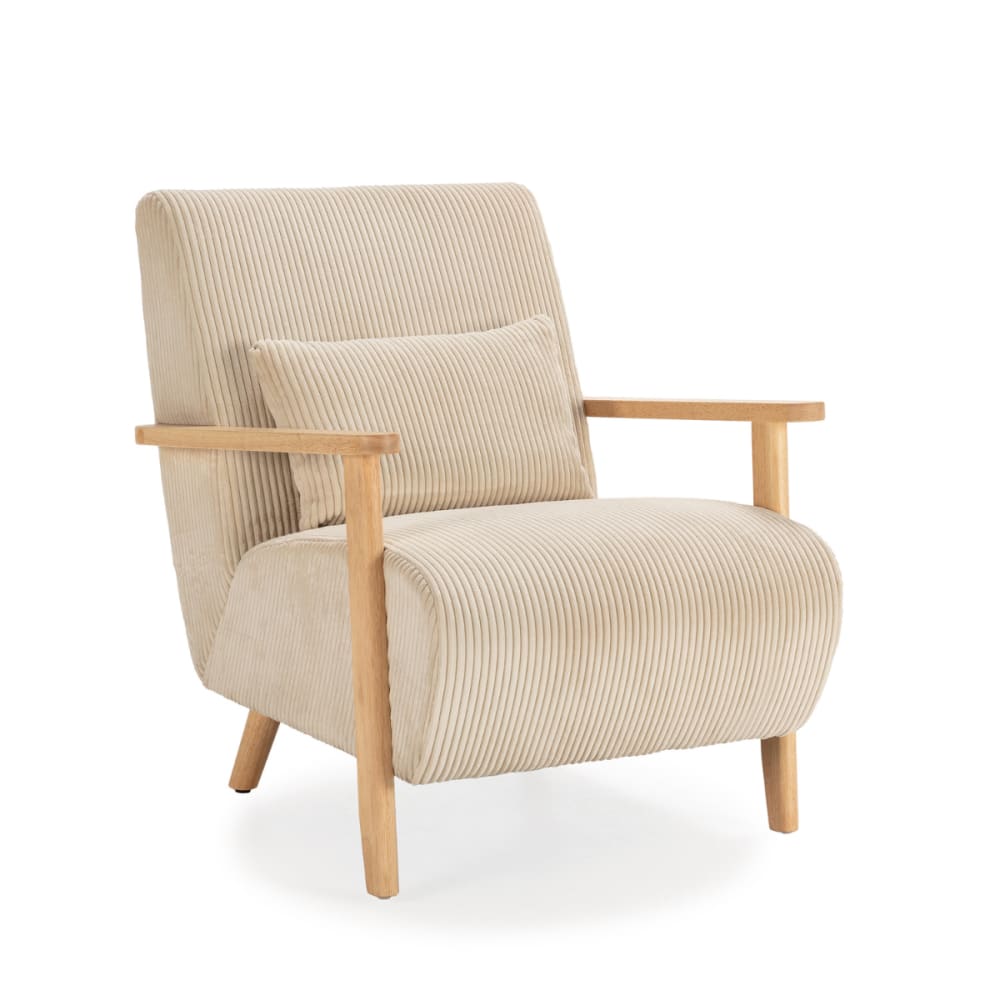 fauteuil en tissu avec - bois