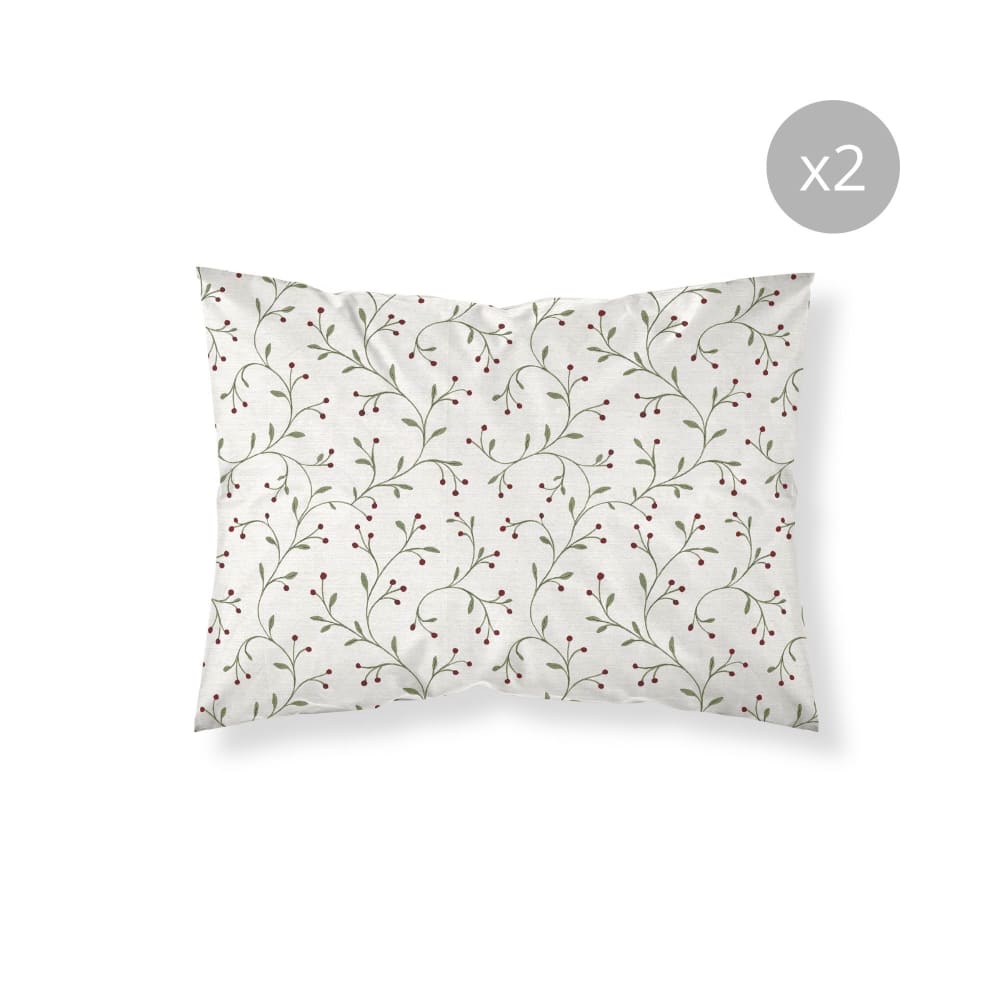 Lot de taies d'oreillers 100 % polyester multicolore 50x80 cm