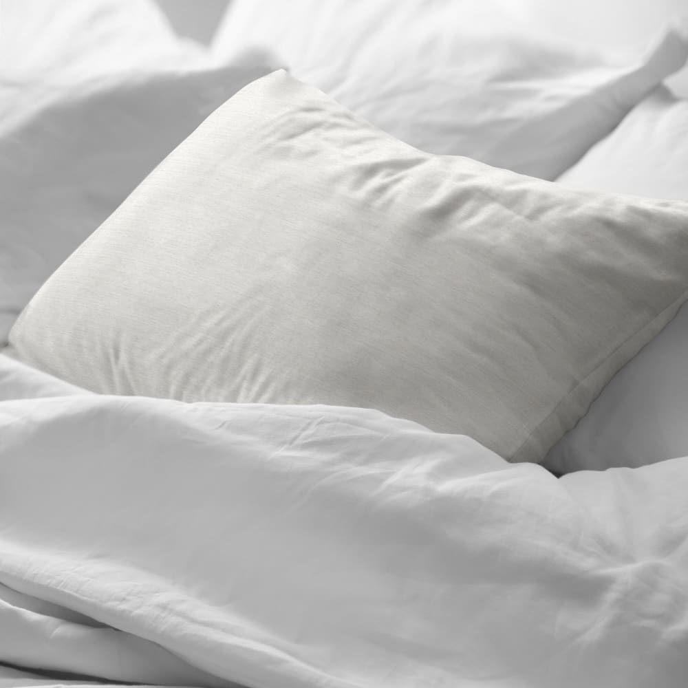 2er-Pack Kissenbezüge 100 % Polyester, beige 50x80 cm - Maisons