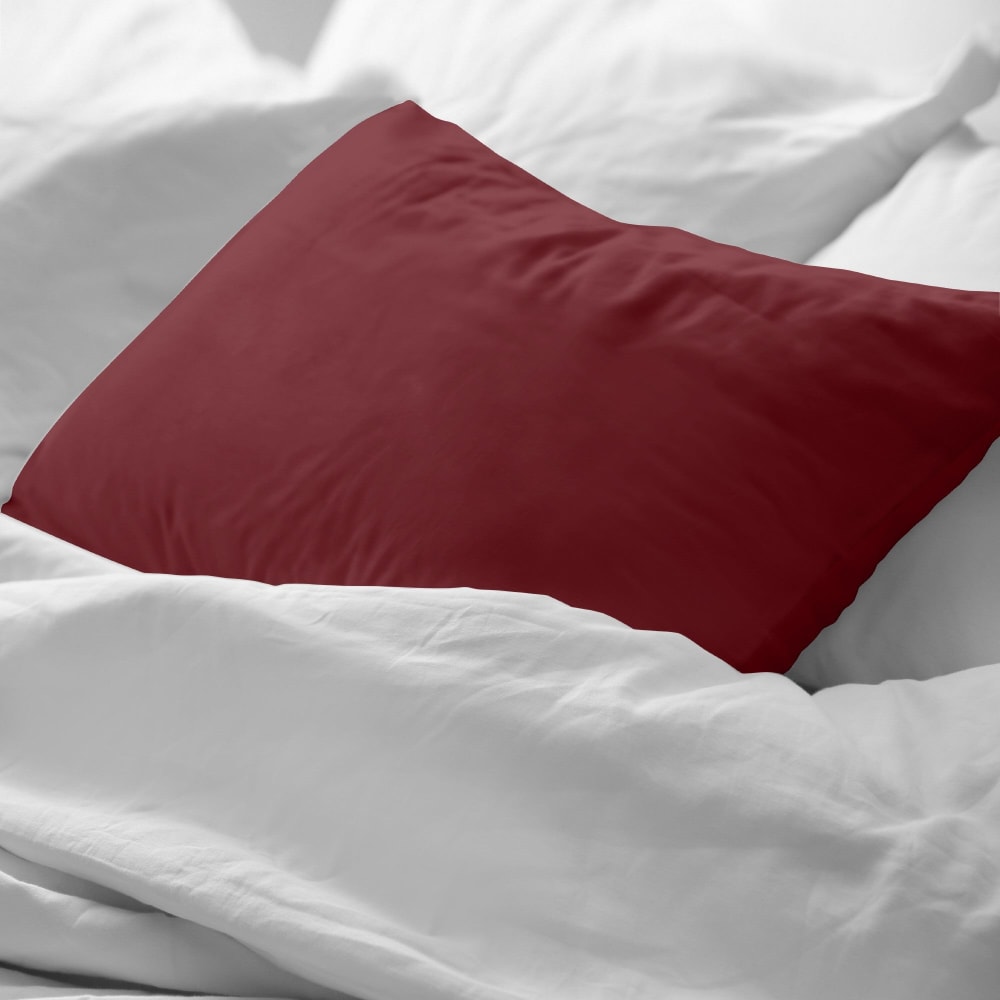 Kissenbezug 100 % Baumwolle rot 65x65 cm - Maisons Du Monde
