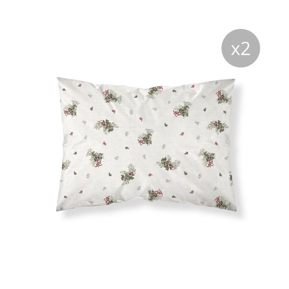 Lot de taies d'oreillers 100 % polyester multicolore 50x80 cm