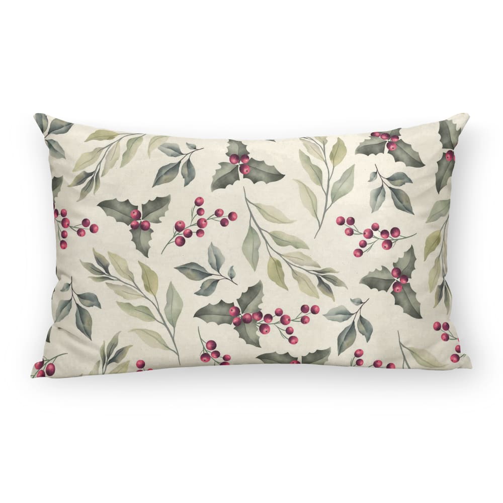 Housse de coussin 100 % coton multicolore 30x50 cm