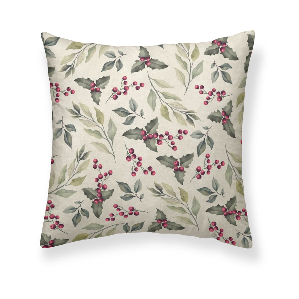 Housse de coussin 100 % coton multicolore 50x50 cm