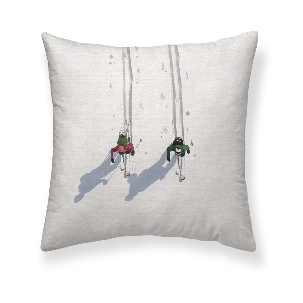 Housse de coussin 100 % coton multicolore 50x50 cm