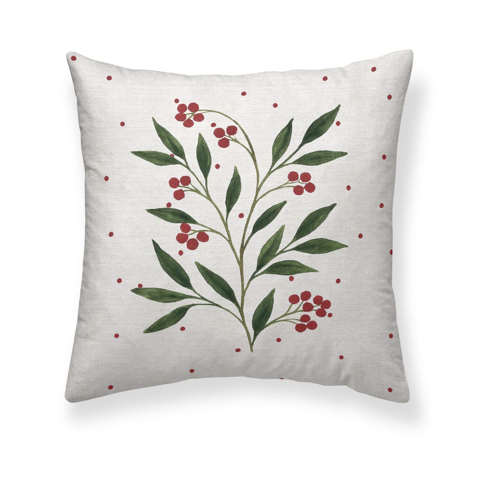 Housse de coussin 100 % coton multicolore 50x50 cm