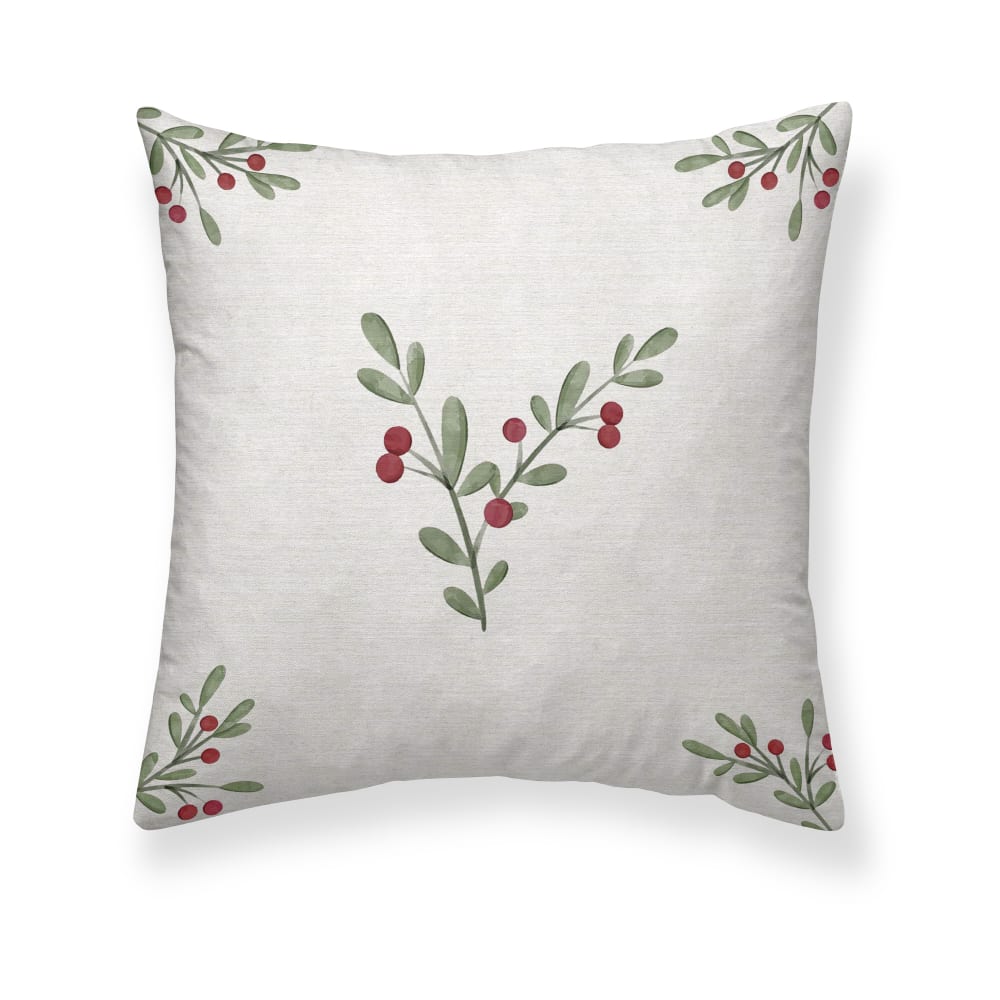 Housse de coussin 100 % coton multicolore 50x50 cm