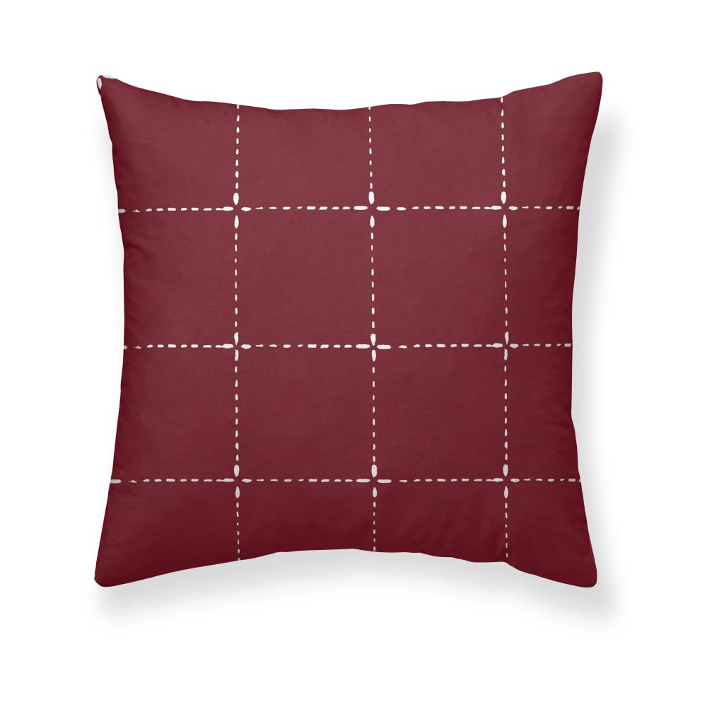 Muare Home Kissenbezug 100 % Baumwolle mehrfarbig 50x50 cm - Baumwolle