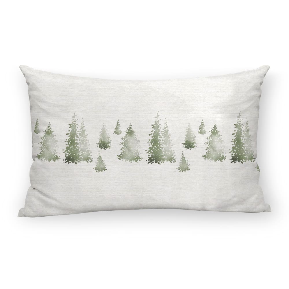 Housse de coussin 100 % coton multicolore 30x50 cm