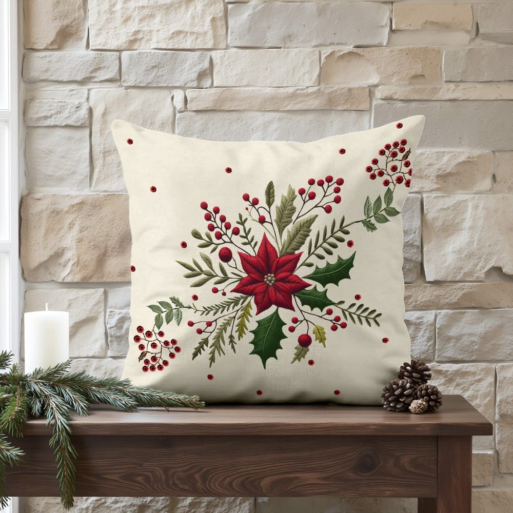 Kissenbezug 100 % Baumwolle mehrfarbig 50x50 cm - Maisons Du