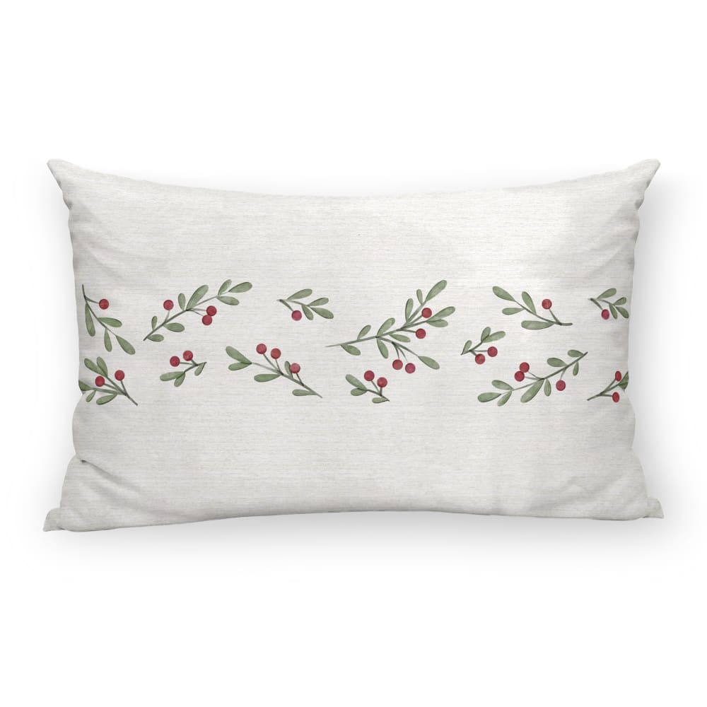 Housse de coussin 100 % coton multicolore 30x50 cm