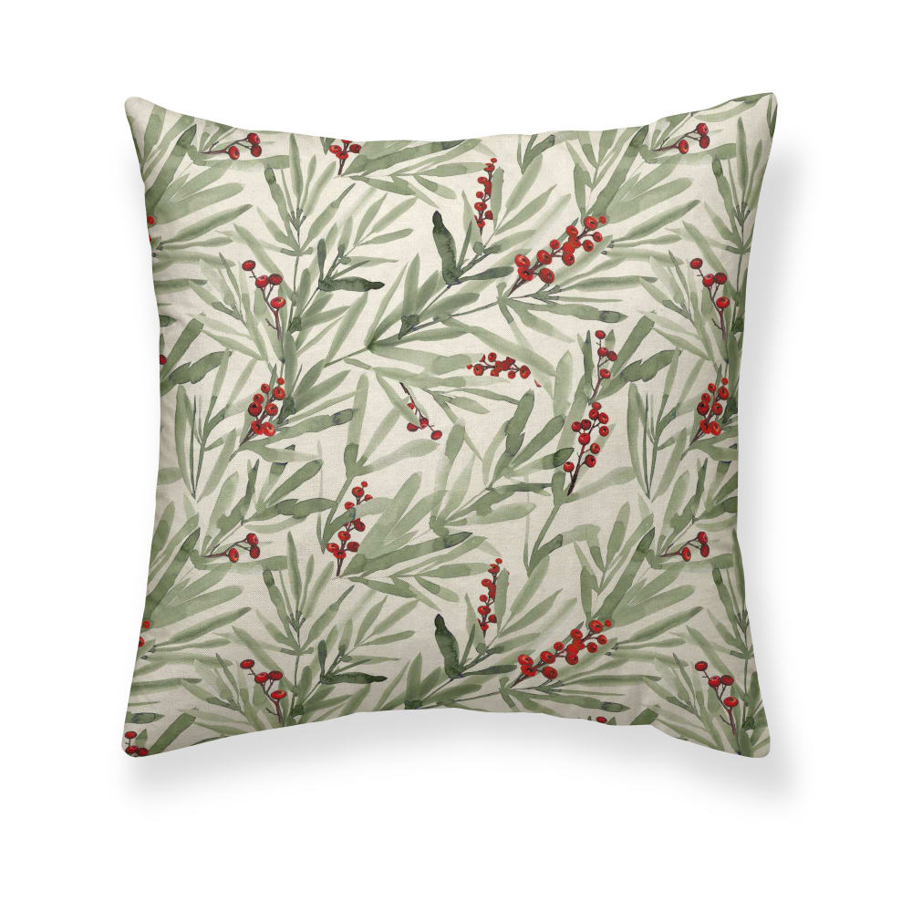 Housse de coussin 100 % coton multicolore 50x50 cm