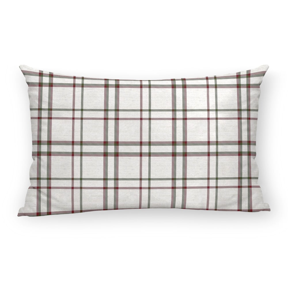 Housse de coussin 100 % coton multicolore 30x50 cm