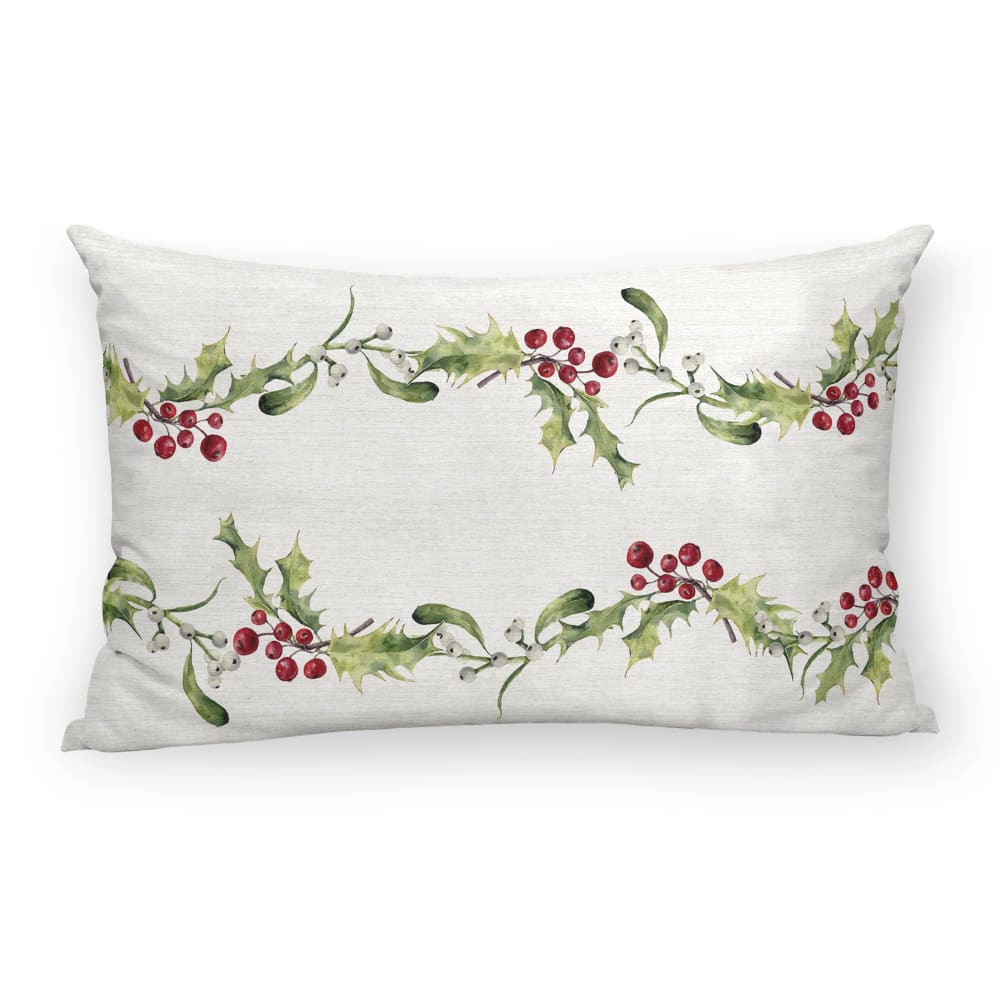 Housse de coussin 100 % coton multicolore 30x50 cm