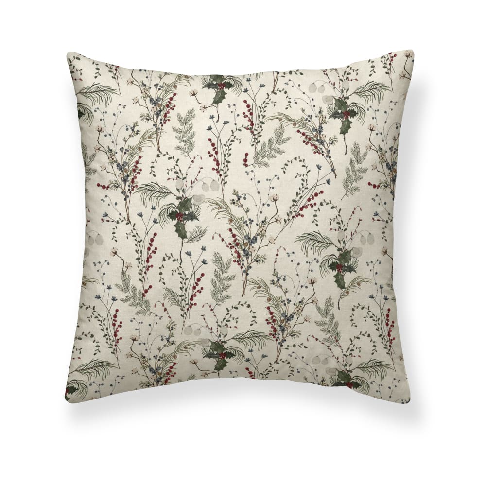 Housse de coussin 100 % coton multicolore 50x50 cm