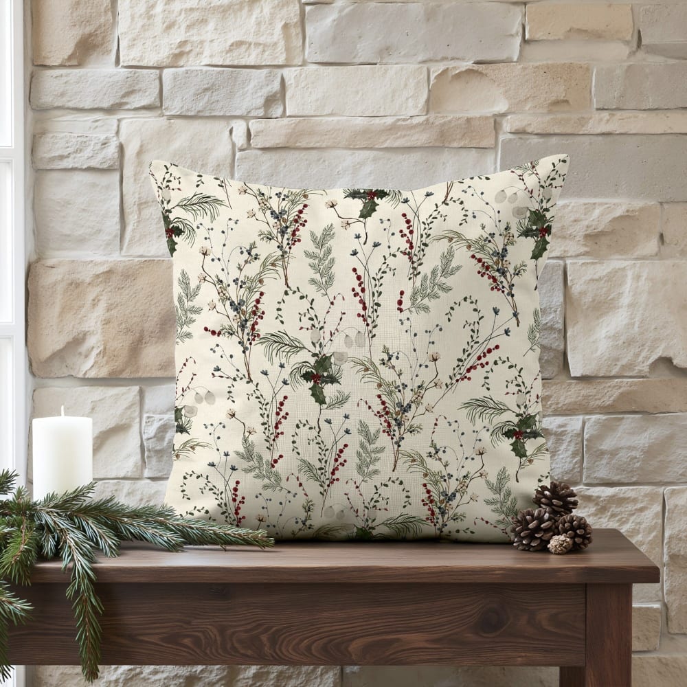 Kissenbezug 100 % Baumwolle mehrfarbig 50x50 cm - Maisons Du