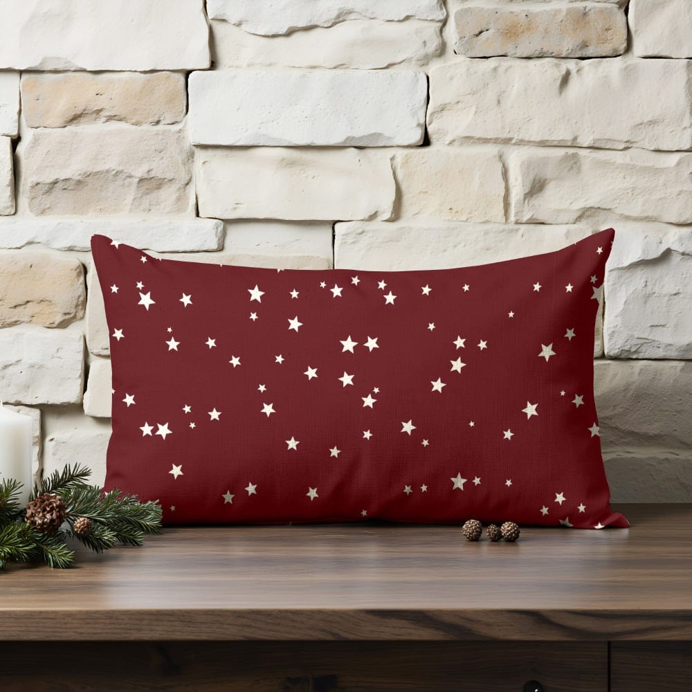 Kissenbezug 100 % Baumwolle rot 30x50 cm - Maisons Du Monde