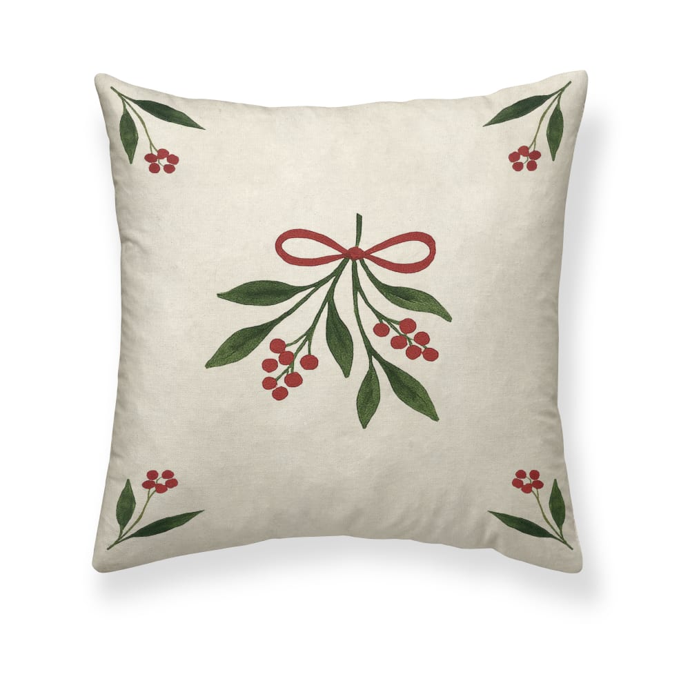 Housse de coussin 100 % coton multicolore 50x50 cm