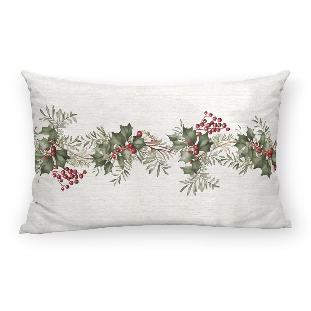 Housse de coussin 100 % coton multicolore 30x50 cm