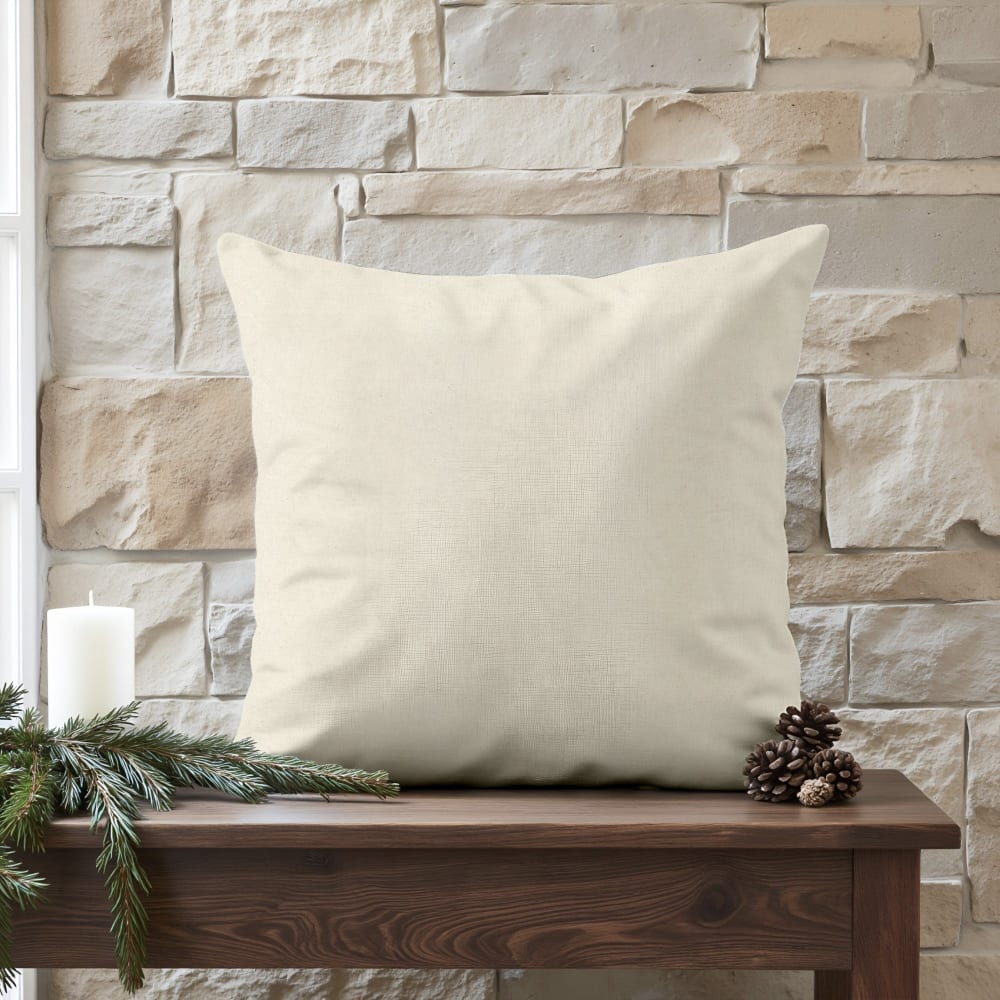 Kissenbezug 100 % Baumwolle beige 50x50 cm - Maisons Du Monde