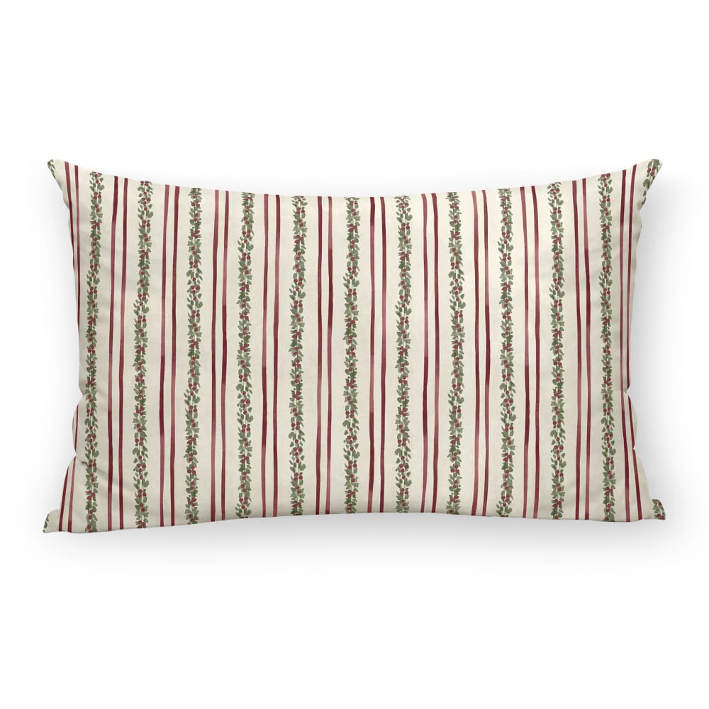 Housse de coussin 100 % coton multicolore 30x50 cm