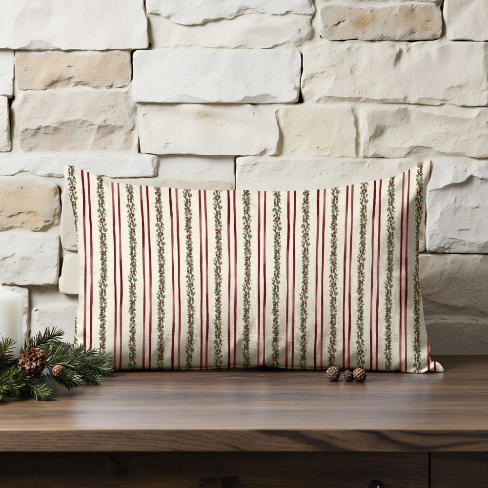 Kissenbezug 100 % Baumwolle mehrfarbig 30x50 cm - Maisons Du