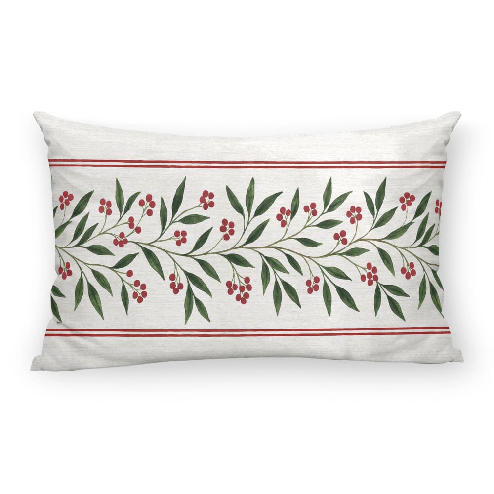 Housse de coussin 100 % coton multicolore 30x50 cm