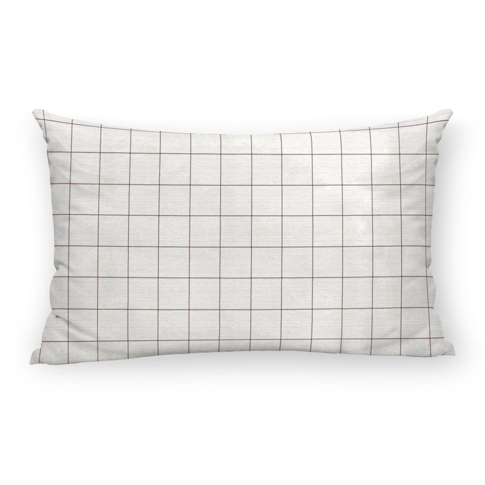 Housse de coussin 100 % coton multicolore 30x50 cm