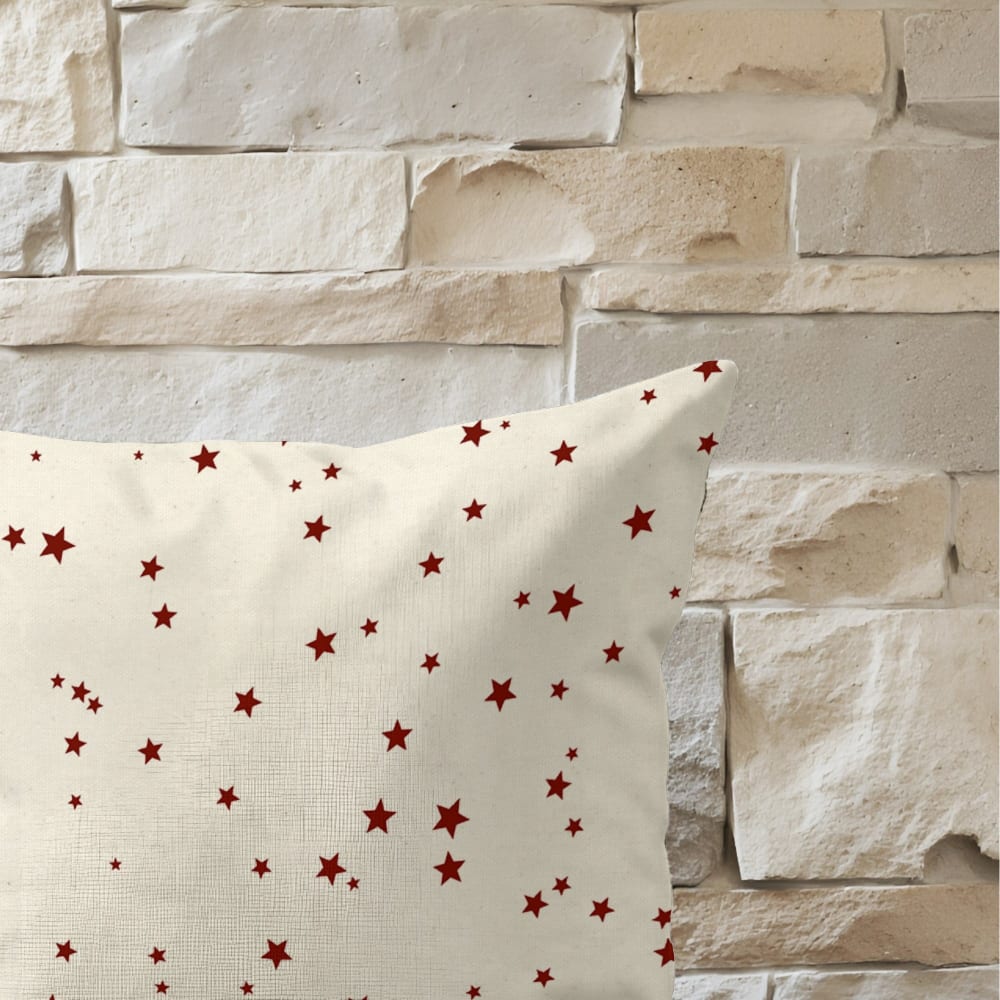 Housse de coussin 100 % coton beige 30x50 cm — vue 4
