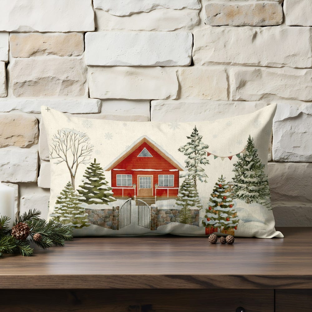 Kissenbezug 100 % Baumwolle mehrfarbig 30x50 cm - Maisons Du