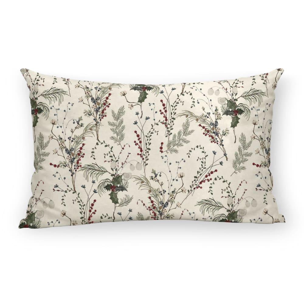 Housse de coussin 100 % coton multicolore 30x50 cm