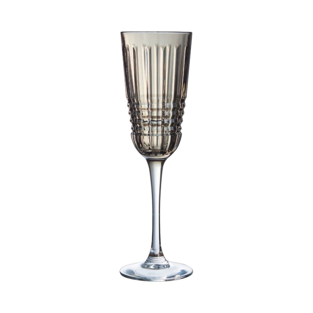 4 flûtes à champagne marrons 17cl