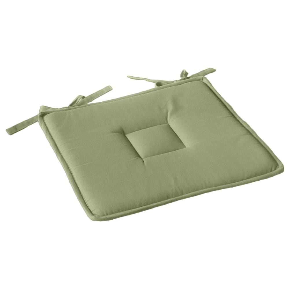 Galette de chaise plate olive 40 cm x 40 cm