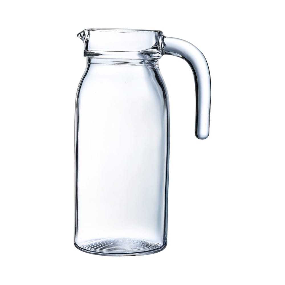 Broc en verre 1l avec couvercle