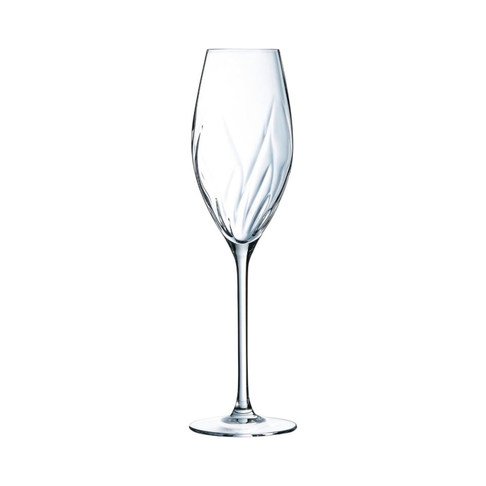8 flûtes à champagne - verre