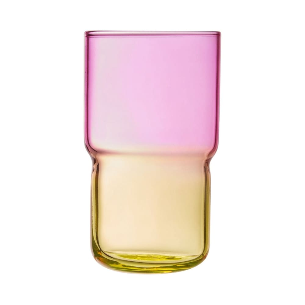 6 verres à eau jaune/rose 32 cl 6 verres à eau jaune/rose 32 cl