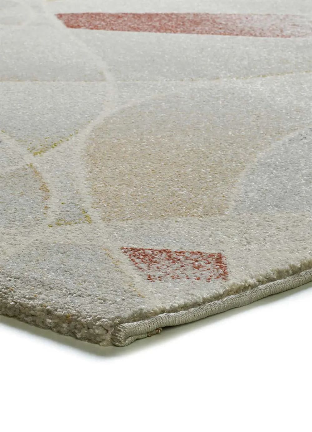 Tapis abstrait multicolore / beige 160x230 cm — vue 4