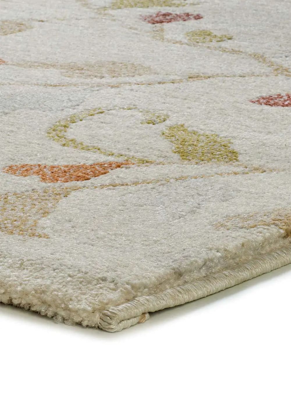 Tapis de couloir motifs floraux multicolore / beige 80x200 cm — vue 4
