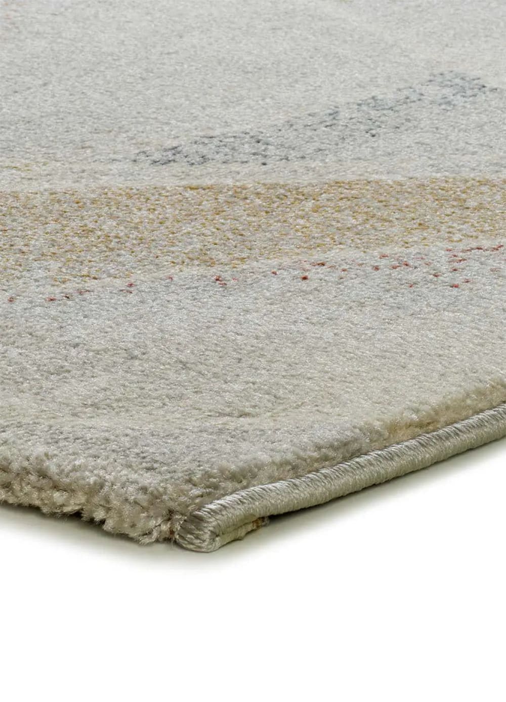 Tapis de couloir abstrait multicolore / beige 80x200 cm — vue 4