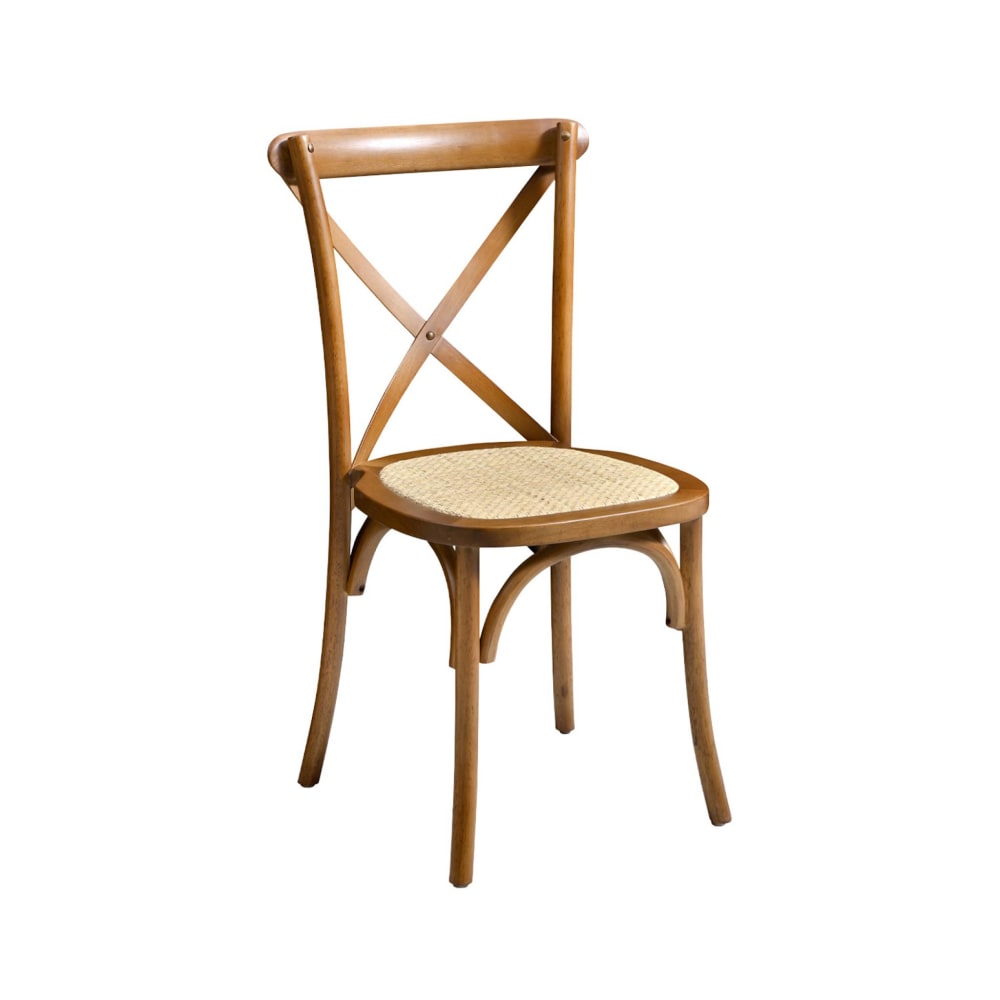 2er-Set Bistrostühle aus nussbaumfarbenem Holz - Maisons Du Monde